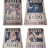affiches-de-recherche-anciens-empereurs Pack Anciens Yonkos Roger Whitebeard format A3 papier vieilli - Wanted Store One Piece