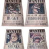 affiches-de-recherche-empereurs Pack 4 Yonkos Empereurs des Mers format A3 papier vieilli - Wanted Store One Piece