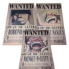 affiches-de-recherche-monster-trio Pack Monster Trio Luffy Zoro Sanji format A3 papier vieilli - Wanted Store One Piece