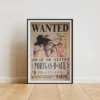 Ace Affiche Wanted Portgas D. Ace Poings Ardents 550 millions ฿ - One Piece format A3 papier vieilli