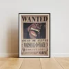 Barbe-Noire Affiche Wanted Marshall D. Teach Barbe Noire 3,996 milliards ฿ - One Piece format A3 papier vieilli