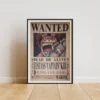 Eustass-Kid Affiche Wanted Eustass Captain Kid 3 milliards ฿ - One Piece format A3 papier vieilli