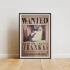 General-Franky Affiche Wanted General Franky Mecha - One Piece format A3 papier vieilli