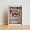 Luffy-Gear-5 Affiche Wanted Monkey D. Luffy Gear 5 - One Piece format A3 papier vieilli