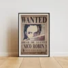 Robin Affiche Wanted Nico Robin Demon Child 930 millions ฿ - One Piece format A3 papier vieilli