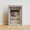 Roronoa-Zoro Affiche Wanted Roronoa Zoro 1,111 milliard ฿ - One Piece format A3 papier vieilli
