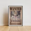 Silvers-Rayleigh Affiche Wanted Silvers Rayleigh - One Piece format A3 papier vieilli