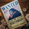 Dragon_pirate Affiche Wanted Monkey D Dragon - One Piece format A3 papier vieilli