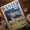 Mihawk_pirate Affiche Wanted Mihawk - One Piece format A3 papier vieilli
