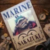 Sakazuki_Akainu_pirate Affiche Wanted Akainu - One Piece format A3 papier vieilli