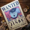 jinbe_pirate Affiche Wanted Jinbe - One Piece format A3 papier vieilli